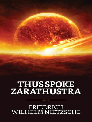 cover image of Thus Spoke Zarathustra